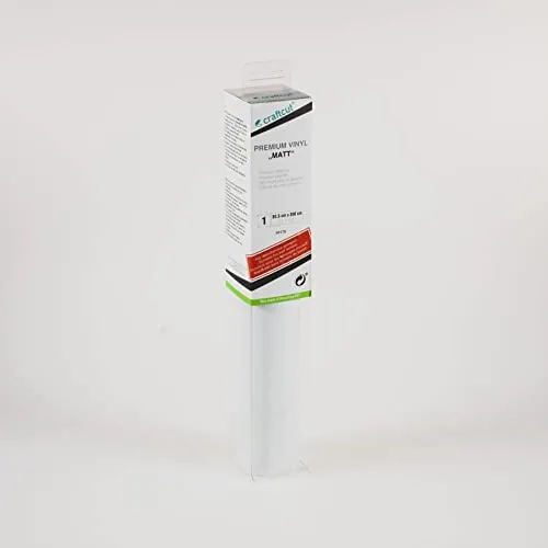 craftcut Premium Vinyl Plotterfolie matt 30,5 x 300 cm - für jeden Handelsüblichen Schneideplotter