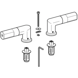 Keramag Geberit Scharniere 598145 für Emani WC-Sitz