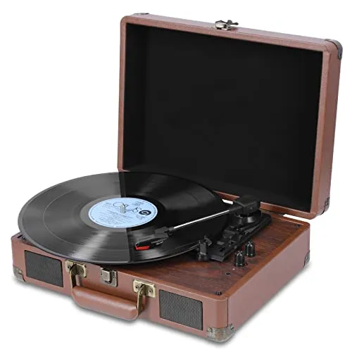 VOKSUN Schallplattenspieler mit Bluetooth und USB