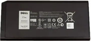 Dell Primary Battery - Laptop-Batterie - 1 x Lithium-Ionen 9 Zellen 97 Wh - für Latitude 12 Rugged Extreme (7204), 14 Rugged Extreme (7404) (YGV51)