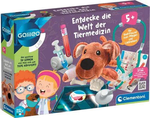 Clementoni Galileo Lab Entdecke die Welt der Tiermedizin von Clementoni