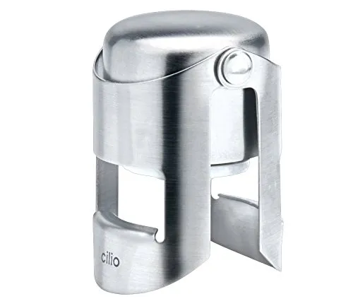 Cilio 201819 Champagnerflaschenverschluß, Silber von Cilio