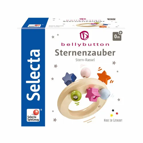 Selecta Spielzeug Sternenzauber Rassel Spiel Kleinkindspiel Kleinkindspielzeug