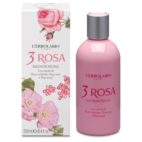 L'erbolario 3 Rosa Schaumbad 250 ML
