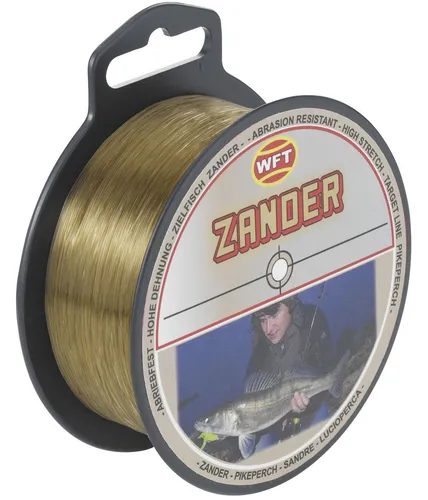 WFT Zielfisch Zander 0,25mm 5,8kg 500m braun - monofile Angelschnur 0,01€/1m