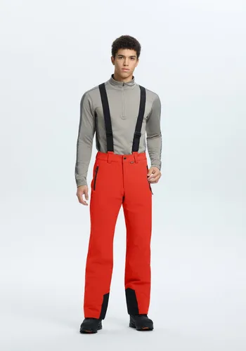 ICEPEAK Herren Hose FREIBERG - Wasserdichte und atmungsaktive Outdoor-Hose mit 4-Wege-Stretch für optimale Bewegungsfreiheit. Ideal für extreme Wetterbedingungen mit verstärkten Beinabschlüssen und abnehmbaren Trägern.