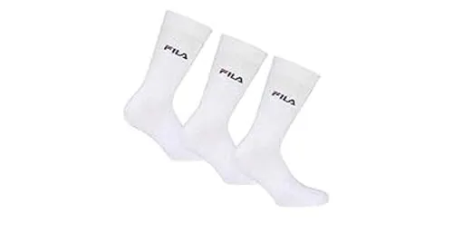 FILA Unisex Normal Socken, Weiß, 39-42 EU