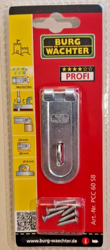 Burg-Wächter Panzer Überfalle PCC 60 SB in 60 mm Länge 24 mm Breite