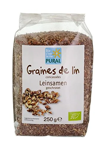 Pural Leinsaat braun, geschrotet, 250 g