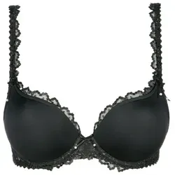 Marie Jo Dekolleté-BH JANE - Dirndl BH in Schwarz 85B - Funktionsunterwäsche mit herzförmigem, gefüttertem Design und Multiway-Trägern für perfekten Halt und vielseitigen Tragekomfort.