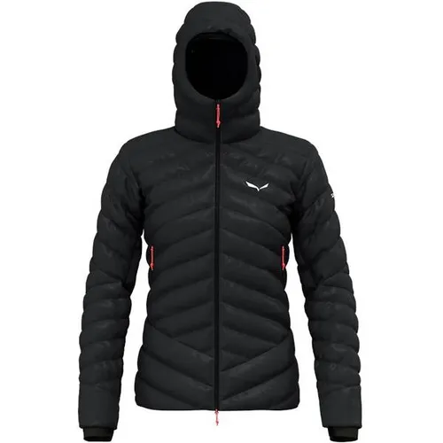 SALEWA Damen Ortles Med 3 RDS Daunenjacke, Schwarz, 44 - Funktionsjacke für Damen, ideal für Freizeit und Sport, bietet optimale Wärme bei Aktivitäten dank hochwertiger Daunenisolierung.