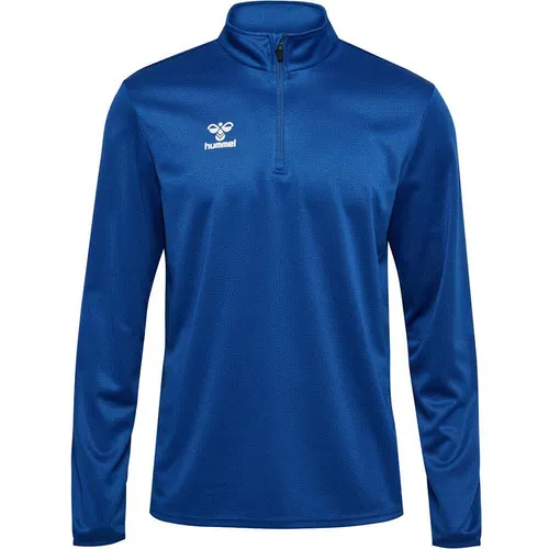 Hummel ESSENTIAL HALF-ZIP - blau - Sweatshirts aus recyceltem Polyester mit BEECOOL Technologie für atmungsaktiven Komfort und schnelles Trocknen, ideal für dein Training.