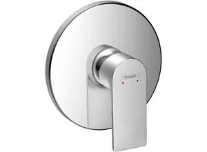 hansgrohe Rebris E Einhebel-Duscharmatur Unterputz für iBox universal 72668000 - Duscharmatur in chrom, elegant und platzsparend mit einstellbarer Temperaturbegrenzung für zusätzlichen Komfort im Bad.
