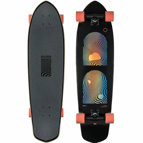 Globe Blazer XL 36 Black Orange Cruiser Skateboard von Globe