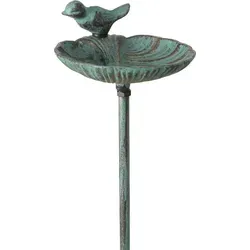 Vogeltränke auf Gartenstab – 2-Fach Sortiert, 98 cm hoch