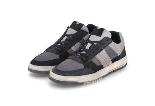 Bullboxer Low Sneaker schwarz 43 EU - Sneaker in Größe 43, aus hochwertigem Leder und Textil, ideal für lässige Outfits und maximalen Tragekomfort.