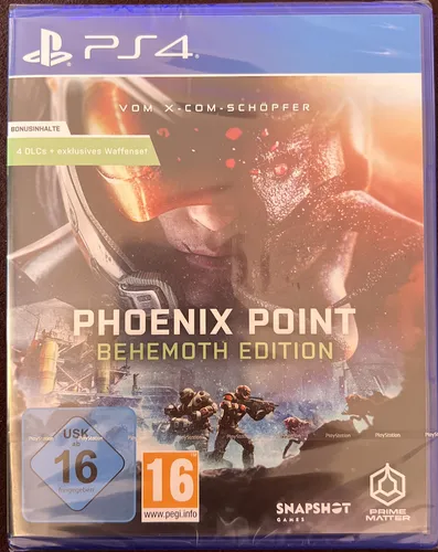 Phoenix Point - Behemoth Edition für PS4 - Strategie-Spiel mit intensiven taktischen Kämpfen und einzigartigen Herausforderungen, ideal für Fans von anspruchsvollen Videospielen.