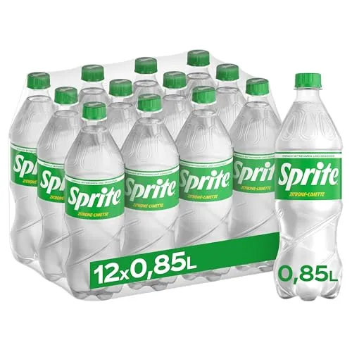 Sprite Zitronen-Limetten Limonade, Softdrink, 12 x 850 ml