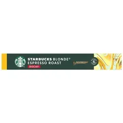 Starbucks Kaffee, Starbucks Blonde Espresso Roast Decaf by Nespresso 10 Kapseln 55g
