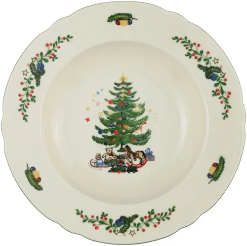Seltmann Weiden Suppenteller Marieluise Weihnachten, (1 St), Teller rund 23 cm