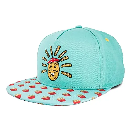 Blackskies® French Fries Snapback Cap - Stylische Snapback Cap für Damen und Herren, ideal für Freizeit und Sport. Hochwertige Materialien sorgen für Langlebigkeit und Tragekomfort – ein Must-Have für jeden Streetwear-Liebhaber!