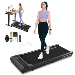 Mobvoi Walking Pad 2-in-1 Untertisch-Laufband - Platzsparendes, tragbares Laufband für Zuhause und Büro mit KI-gesteuertem Training, LED-Anzeige und Fernbedienung. Ideal für Gehen und Joggen, leise und kompakt für einfachen Transport und Aufbewahrung.