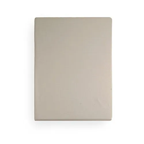 fleuresse 1119 XXL Jersey Stretch Spannbetttuch (96% Baumwolle, 4% Elasthan), mit Rumdumgummizug, Ökotex 100, für Matratzen bis 40 cm Höhe, 180 x 200-200 x 220 cm, Porzellan