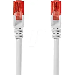 N CCGL85200WT025 - Patchkabel, Cat.6, U/UTP, 0,25 m, weiß