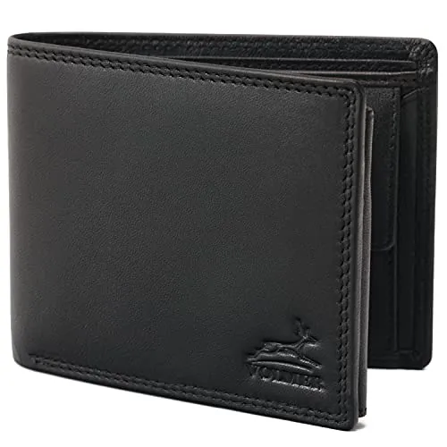 Fa.Volmer ® Leder Geldbörse Herren in schwarz von Fa.Volmer