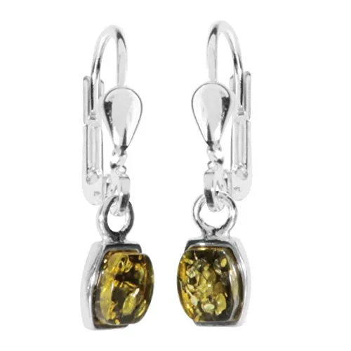 Ohrhänger Mandy aus Silber 925 mit Bernstein - Elegante Ohrringe für Damen aus hochwertigem Silber 925 und einzigartigem Bernstein, der jedem Outfit einen besonderen Glanz verleiht.