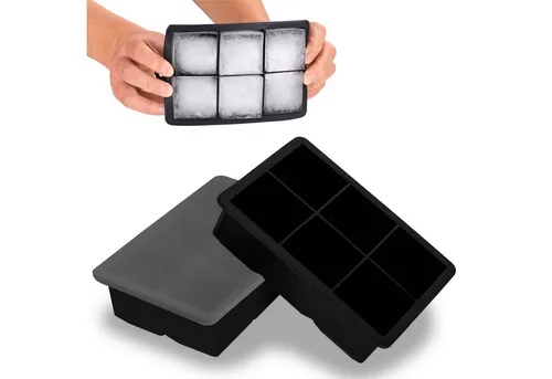 Blumtal Eiswürfelform Eiswürfelformen Silikon mit Deckel von Blumtal