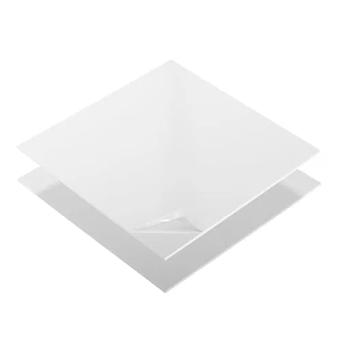 ABS Kunstoffplatte, ABS Platte in SCHWARZ ODER WEIß | VIELE verschiedene FORMATE in Stärken 1-10mm TOP Qualität (2 Stück | 20 x 30cm, 2mm Weiß)