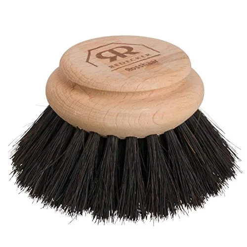 Ersatzkopf Spülbürste, versch. Besatzung, Ø 5 cm 320651, 322551, _Besatz:Rosshaar dunkel