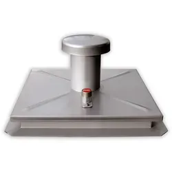 Produktbild Hailo Schachtabdeckung HS2 Edelstahl 4mm tagwasserdicht, verstärkt 1000x1000mm geschlossen