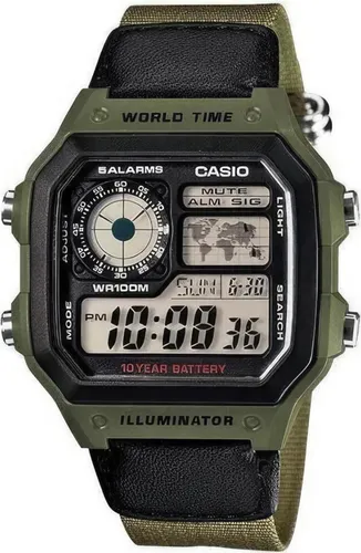 Casio AE-1200WHB-3B Armbanduhr in grün von CASIO