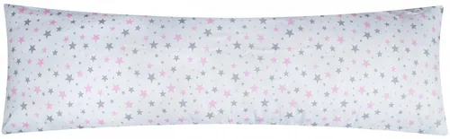 Heubergshop Seitenschläferkissenbezug, (1 Stück), 40x145cm Sterne in 100% Baumwolle Kinder Bezug Kissenbezug (EW-640/2)