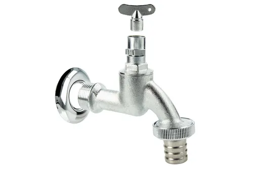 tecuro Auslaufventil Auslaufventil mit Steckschlüssel-Oberteil 1/2 bis 3/4 Zoll