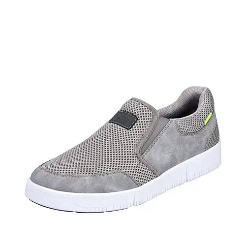 Rieker Herren Sneaker B7160-45 grau Gr. 43 - Herren-Sneaker mit bequemem Synthetik-Obermaterial, ideal für lässige Outfits und den täglichen Gebrauch.