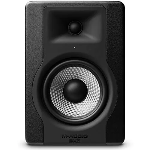 M-Audio BX5 D3 - Aktiver 5-Zoll Studiomonitor für Musikproduktion - Nearfield-Monitore mit 100 Watt Leistung und akustischer Raumsteuerung für präzisen Sound. Ideal für professionelle Musikproduktion und Mixing.
