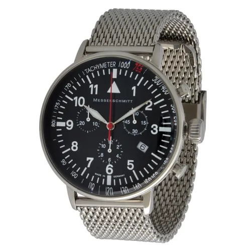 Messerschmitt Fliegeruhr Quarz Chronograph ME-755M
