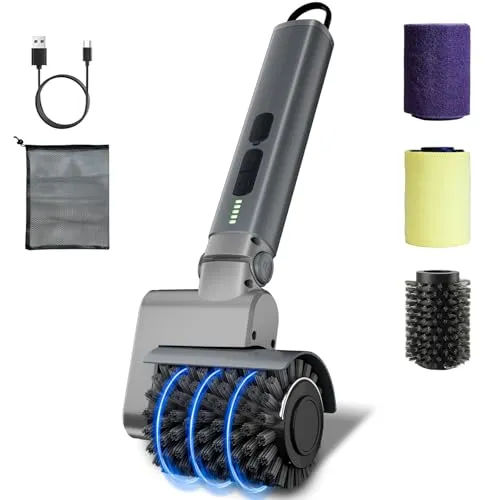Elektrische Grillbürste mit einstellbarem Winkel und 3 Geschwindigkeiten