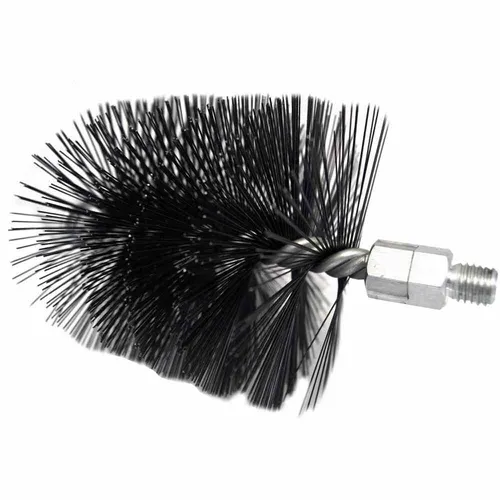 FireFix Ofenrohrbürste, 150 mm aus Stahldraht - Aschesauger Zubehör, effektive Reinigung von Ofenrohren für optimale Heizleistung und Sicherheit.