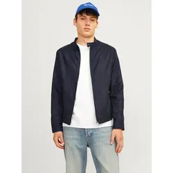 Jack & Jones Lederimitatjacke JJEDYLAN CLEAN JACKET NOOS - Funktionsjacke mit rockigem Look, leicht und luftig, ideal für modische Outfits und jede Gelegenheit.