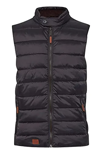 Blend BHCam Herren Weste Steppweste - Herren-Westen, robuste und leichte Outdoor-Weste mit Stehkragen und Reißverschlusstaschen, ideal für vielseitige Kombinationen und Outdoor-Aktivitäten.