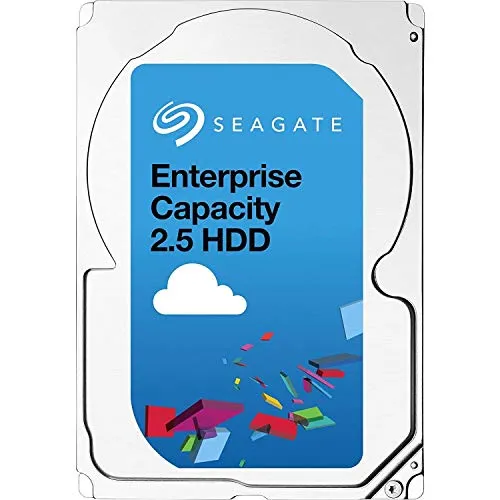 Seagate Enterprise Capacity 2.5 HDD | ST1000NX0453 | 1TB 7200RPM 128MB Cache 2.5-Inch | Dual SAS 12Gb/s Interface | 512n | Server Data Center Internal Hard Drive
