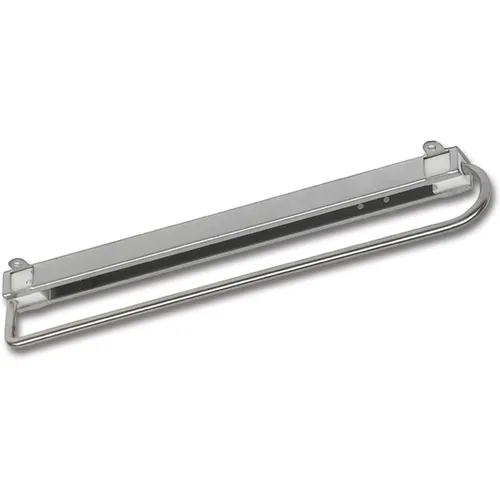 Kleiderbügelhalter-Auszug 400 mm Stahl silberfarbig