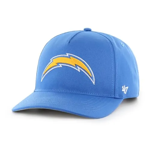 '47 NFL Los Angeles Chargers Hitch RF Unisex Baseball Cap - Hüte, Kappen & Mützen für Baseball-Fans, verstellbare Snapback, stylisches Team-Logo in Blue Raz für echten Fan-Style