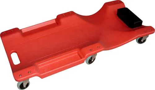 HP Autozubehör 11113 Montag Rollbrett - Transportroller für Arbeiten unter dem Auto, mit 6 ölresistenten Leichtlaufrollen und gepolstertem Kopfkissen für maximalen Komfort.