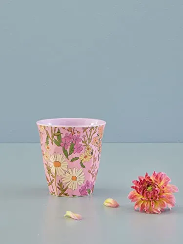 Rice by Rice Melamine Cup With Daisy Dearest Print Medium 250 Ml