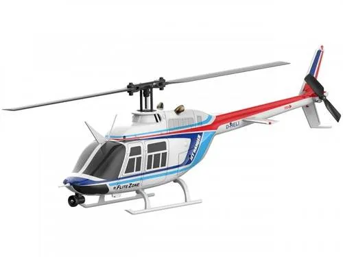 FliteZone Jet Ranger RC Hubschrauber RtF - detailgetreuer Nachbau mit eigenstabilem Flugverhalten, ideal für Einsteiger und einfach zu fliegen